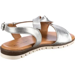 Metallic Fashion Leder Klassische Sandalen - Silber -Schuh Verkaufs-Shop 22173294 05