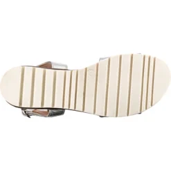 Metallic Fashion Leder Klassische Sandalen - Silber -Schuh Verkaufs-Shop 22173294 07