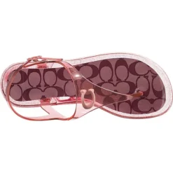 Coach Natalee Rubber Jelly T-Steg-Sandalen -Schuh Verkaufs-Shop 22409860 06