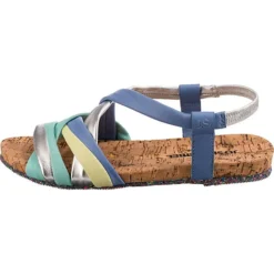 Josef Seibel Henriette 03 Riemchensandalen - Blau-kombi -Schuh Verkaufs-Shop 22411162 03