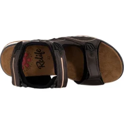 RELIFE Heckel Komfort-Sandalen - Dunkelbraun -Schuh Verkaufs-Shop 22430137 06