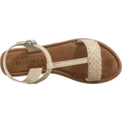 Soft Leder T-Steg-Sandalen - Offwhite -Schuh Verkaufs-Shop 22438865 06