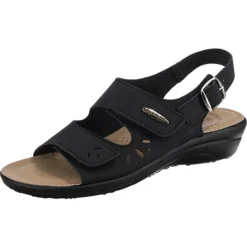 Fly Flot Komfort-Sandalen - Schwarz