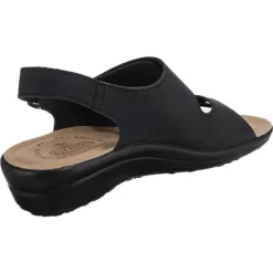 Fly Flot Komfort-Sandalen - Schwarz -Schuh Verkaufs-Shop 22596703 05