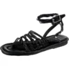A.S.98 Mito Riemchensandalen - Schwarz