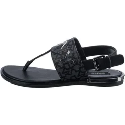 DKNY Amber T-Steg-Sandalen - Schwarz -Schuh Verkaufs-Shop 22761502 03