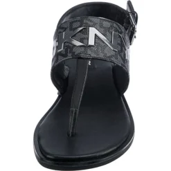 DKNY Amber T-Steg-Sandalen - Schwarz -Schuh Verkaufs-Shop 22761502 04