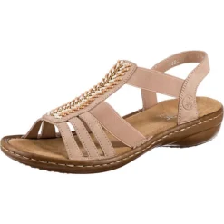 Rieker Komfort-Sandalen - Rosa
