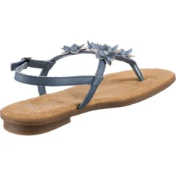 Rieker T-Steg-Sandalen - Blau -Schuh Verkaufs-Shop 23024056 05