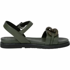Marco Tozzi Sandale Klassische Sandalen - Khaki -Schuh Verkaufs-Shop 23312372 03