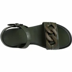 Marco Tozzi Sandale Klassische Sandalen - Khaki -Schuh Verkaufs-Shop 23312372 04