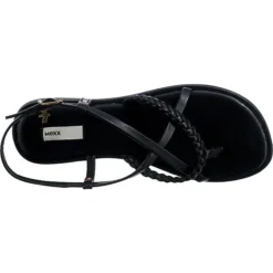 MEXX Jillian T-Steg-Sandalen - Schwarz -Schuh Verkaufs-Shop 23610330 06