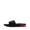 Reef Slipper Fanning Slide Komfort-Sandalen - Schwarz/rot