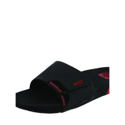 Reef Slipper Fanning Slide Komfort-Sandalen - Schwarz/rot -Schuh Verkaufs-Shop 23993752 10