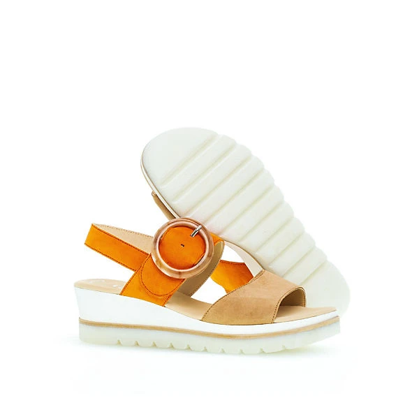 Gabor Keilsandalette Riemchensandalen - Gelb 2 Gabor Keilsandalette Riemchensandalen - Gelb – Bild 2