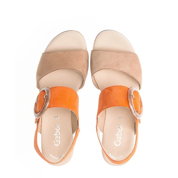 Gabor Keilsandalette Riemchensandalen - Gelb 3 Gabor Keilsandalette Riemchensandalen - Gelb – Bild 3