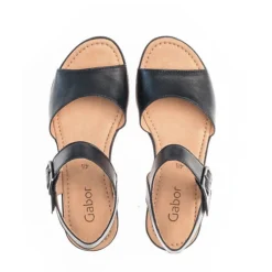 Gabor Keilsandalette Riemchensandalen - Schwarz 5 Gabor Keilsandalette Riemchensandalen - Schwarz -Schuh Verkaufs-Shop 24002108 03