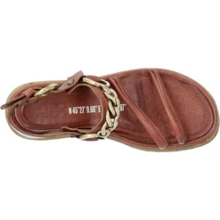 A.S.98 Riemchensandale Riemchensandalen - Dunkelrot -Schuh Verkaufs-Shop 24365744 05