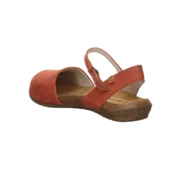 El Naturalista Damen Riemchensandalen Wakataua Sandale Fußbett Bequem Freizeit Nubukleder Uni Riemchensandalen - Rot/lila -Schuh Verkaufs-Shop 24539278 05