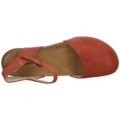 El Naturalista Damen Riemchensandalen Wakataua Sandale Fußbett Bequem Freizeit Nubukleder Uni Riemchensandalen - Rot/lila -Schuh Verkaufs-Shop 24539278 06