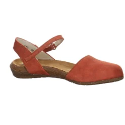 El Naturalista Damen Riemchensandalen Wakataua Sandale Fußbett Bequem Freizeit Nubukleder Uni Riemchensandalen - Rot/lila -Schuh Verkaufs-Shop 24539278 07