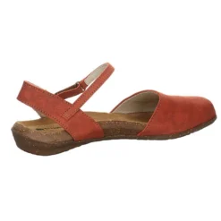 El Naturalista Damen Riemchensandalen Wakataua Sandale Fußbett Bequem Freizeit Nubukleder Uni Riemchensandalen - Rot/lila -Schuh Verkaufs-Shop 24539278 08