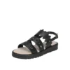 Sandale JOSY Riemchensandalen - Schwarz