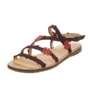 El Naturalista Damen Riemchensandalen Tulip Sandale Fußbett Bequem Freizeit Glattleder Uni Riemchensandalen - Braun