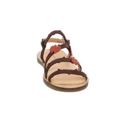 El Naturalista Damen Riemchensandalen Tulip Sandale Fußbett Bequem Freizeit Glattleder Uni Riemchensandalen - Braun -Schuh Verkaufs-Shop 24955702 04