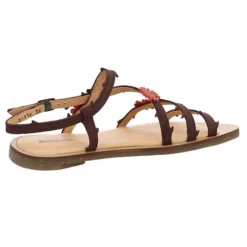 El Naturalista Damen Riemchensandalen Tulip Sandale Fußbett Bequem Freizeit Glattleder Uni Riemchensandalen - Braun -Schuh Verkaufs-Shop 24955702 08