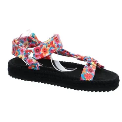 Colors Of California Damen Riemchensandalen Biorope Sandale Fußbett Bequem Freizeit Synthetik Uni Riemchensandalen -Schuh Verkaufs-Shop 25152099 07