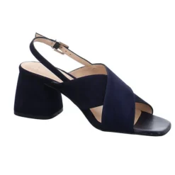 PETER KAISER Damen Riemchensandalen Charon Sandalette Fußbett Bequem Freizeit Nubukleder Uni Riemchensandalen - Schwarz -Schuh Verkaufs-Shop 25315869 07