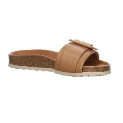 Verbenas Damen Riemchensandalen Reiko Pantolette Fußbett Bequem Freizeit Glattleder Uni Riemchensandalen -Schuh Verkaufs-Shop 25358808 07