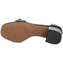 Guess Damen Riemchensandalen Sara Sandalette Fußbett Bequem Freizeit Glattleder Uni Riemchensandalen - Schwarz -Schuh Verkaufs-Shop 25359217 03