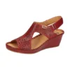Pikolinos Damenschuhe MARGARITA Riemchensandalen - Rot