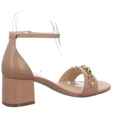 Guess Damen Riemchensandalen Sara Sandalette Fußbett Bequem Freizeit Glattleder Uni Riemchensandalen - Sand -Schuh Verkaufs-Shop 25434776 08