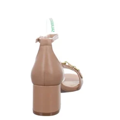 Guess Damen Riemchensandalen Sara Sandalette Fußbett Bequem Freizeit Glattleder Uni Riemchensandalen - Sand -Schuh Verkaufs-Shop 25434776 09