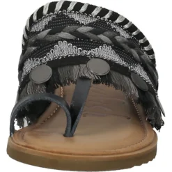 Zehensteg T-Steg-Sandalen - Schwarz -Schuh Verkaufs-Shop 25440612 03