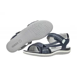 Geox Damenschuhe SANDAL VEGA Riemchensandalen - Blau -Schuh Verkaufs-Shop 25547514 03