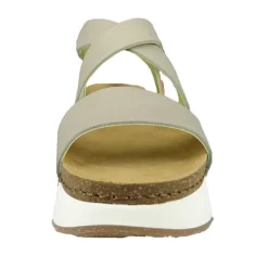 *art Damen Sandalen Mykonos Cartago 1268 Grau Sesame Leder Klassische Sandalen - Grau -Schuh Verkaufs-Shop 25635718 03