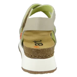 *art Damen Sandalen Mykonos Cartago 1268 Grau Sesame Leder Klassische Sandalen - Grau -Schuh Verkaufs-Shop 25635718 06