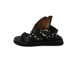 A.S.98 Damen Sandalen Pola-Polaflash 699024-0103 Schwarz 6002 Nero Leder Klassische Sandalen - Schwarz -Schuh Verkaufs-Shop 25882002 03