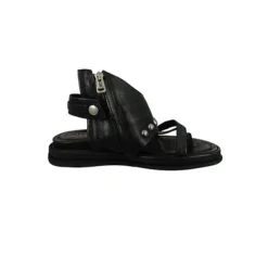 A.S.98 Damen Sandalen Pola-Polaflash 699024-0103 Schwarz 6002 Nero Leder Klassische Sandalen - Schwarz -Schuh Verkaufs-Shop 25882002 05