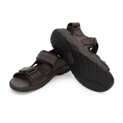 Sandale Mit Klettverschluss Für Herren - Wandersandalen Für Männer - Outdoorsandale Offroad Sandalen - Herren Sandaletten Leder Herren Sandalen Softnappaleder -Schuh Verkaufs-Shop 26380320 03
