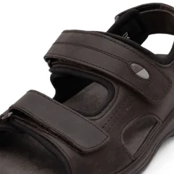 Sandale Mit Klettverschluss Für Herren - Wandersandalen Für Männer - Outdoorsandale Offroad Sandalen - Herren Sandaletten Leder Herren Sandalen Softnappaleder -Schuh Verkaufs-Shop 26380320 04