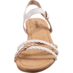 Sommer Riemchensandalen - Weiß-kombi -Schuh Verkaufs-Shop 27109164 04