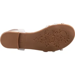 Sommer Riemchensandalen - Weiß-kombi -Schuh Verkaufs-Shop 27109164 07