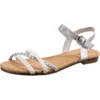 Sommer Riemchensandalen - Silber