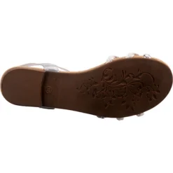 Sommer Riemchensandalen - Silber -Schuh Verkaufs-Shop 27109179 07