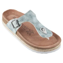 Amelie Khaki Rose Sky Sandalen Damen Größe 37 - 43